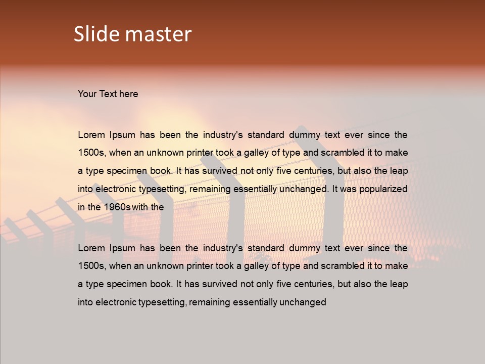 Escape Contain Boundary PowerPoint Template