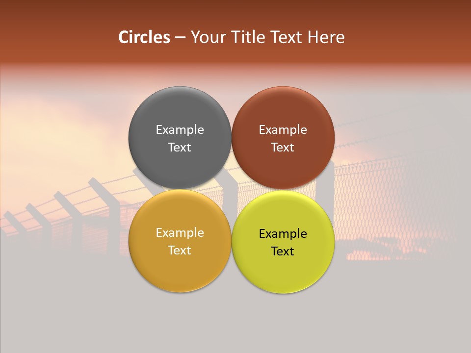 Escape Contain Boundary PowerPoint Template