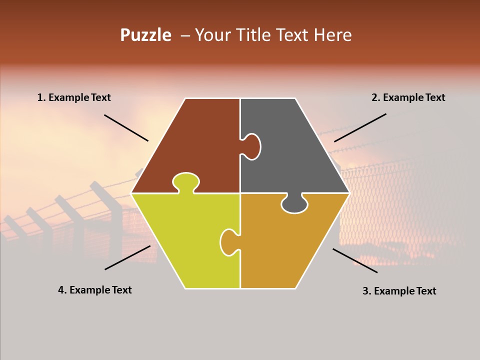 Escape Contain Boundary PowerPoint Template