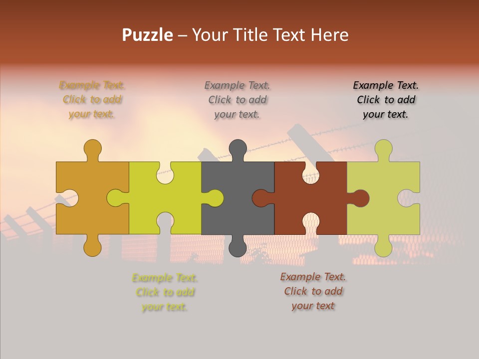 Escape Contain Boundary PowerPoint Template