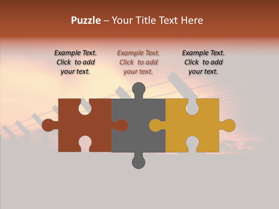 Escape Contain Boundary PowerPoint Template