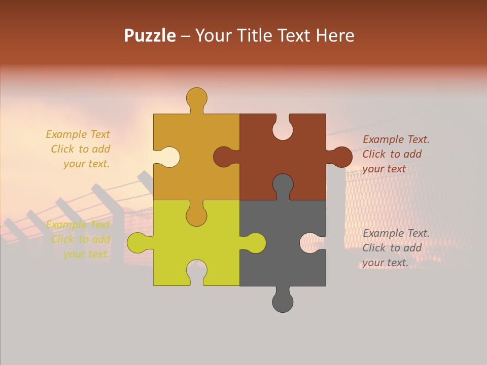 Escape Contain Boundary PowerPoint Template