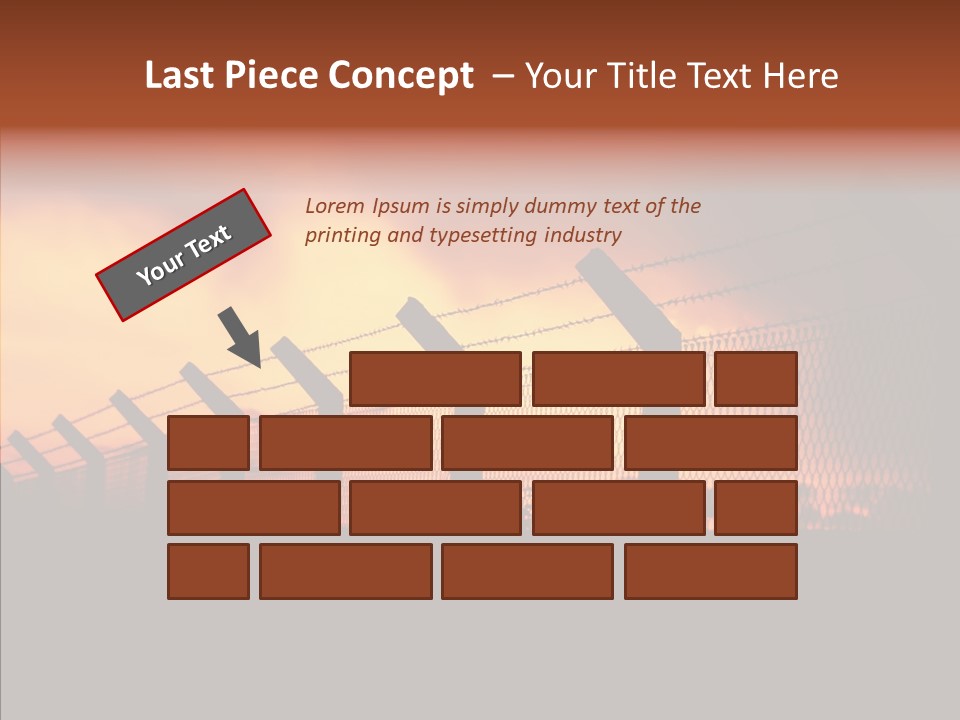 Escape Contain Boundary PowerPoint Template