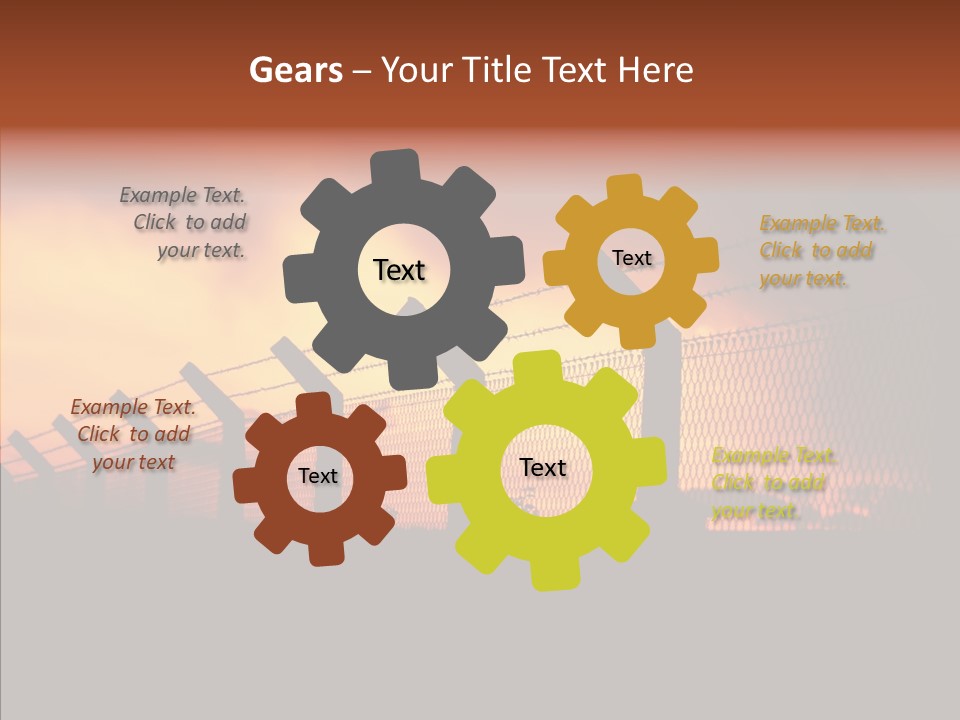 Escape Contain Boundary PowerPoint Template