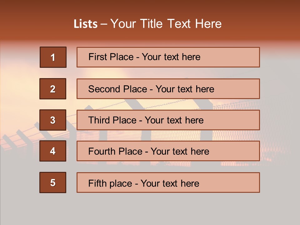Escape Contain Boundary PowerPoint Template