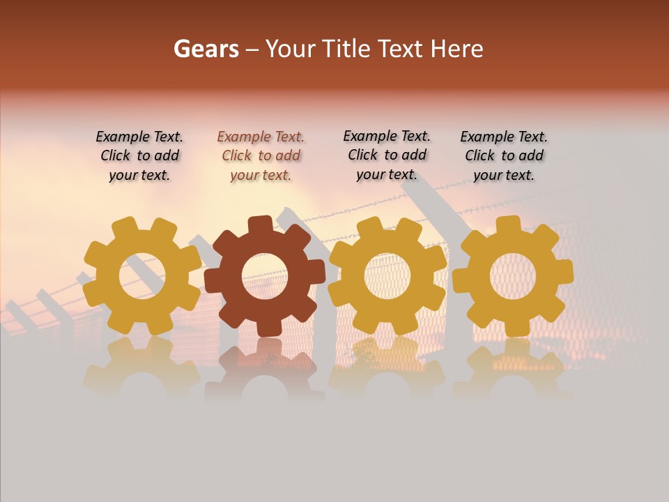 Escape Contain Boundary PowerPoint Template