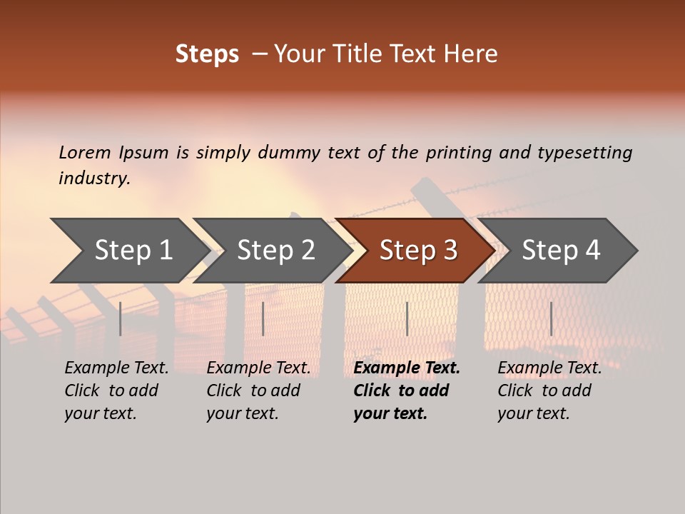 Escape Contain Boundary PowerPoint Template