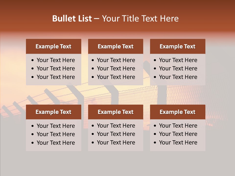 Escape Contain Boundary PowerPoint Template