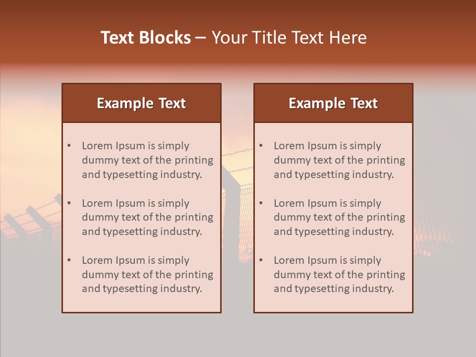 Escape Contain Boundary PowerPoint Template