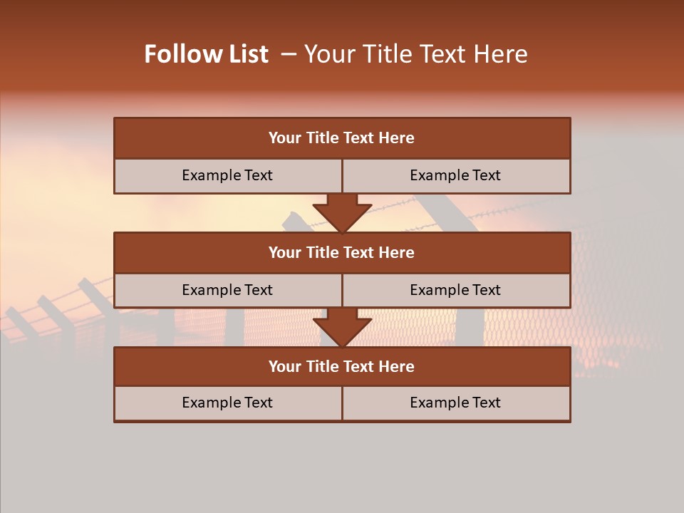 Escape Contain Boundary PowerPoint Template