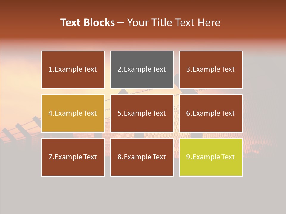 Escape Contain Boundary PowerPoint Template