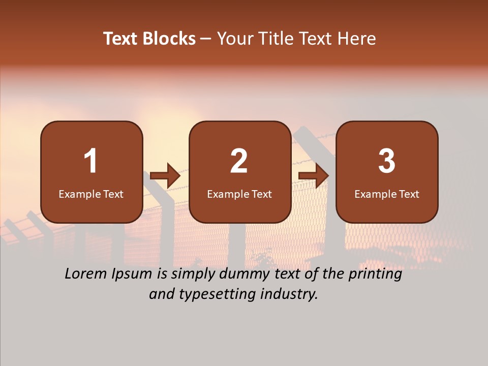 Escape Contain Boundary PowerPoint Template