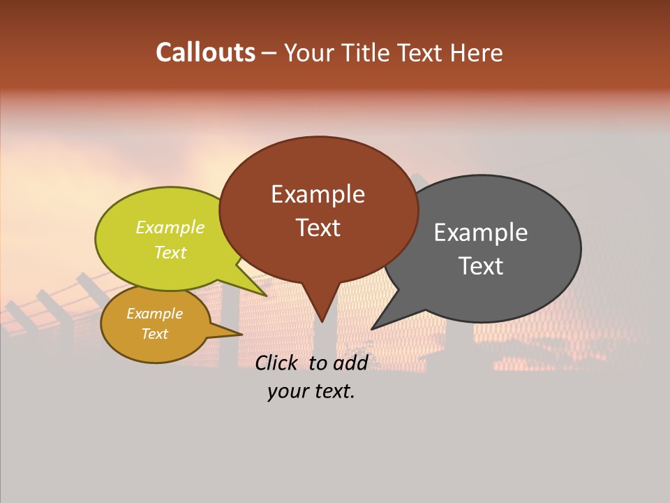 Escape Contain Boundary PowerPoint Template