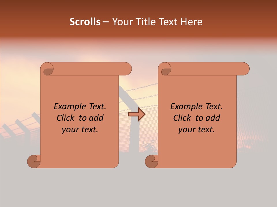 Escape Contain Boundary PowerPoint Template