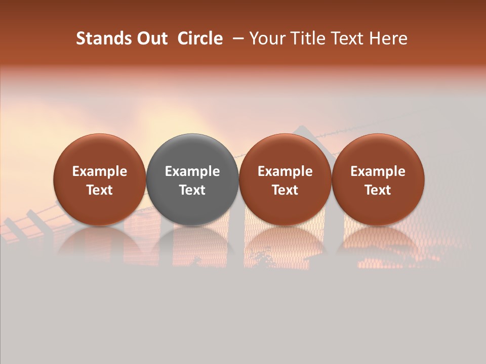 Escape Contain Boundary PowerPoint Template