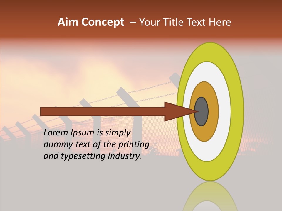 Escape Contain Boundary PowerPoint Template