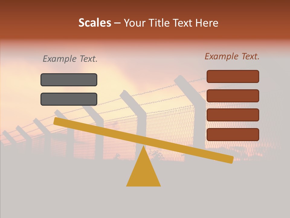 Escape Contain Boundary PowerPoint Template