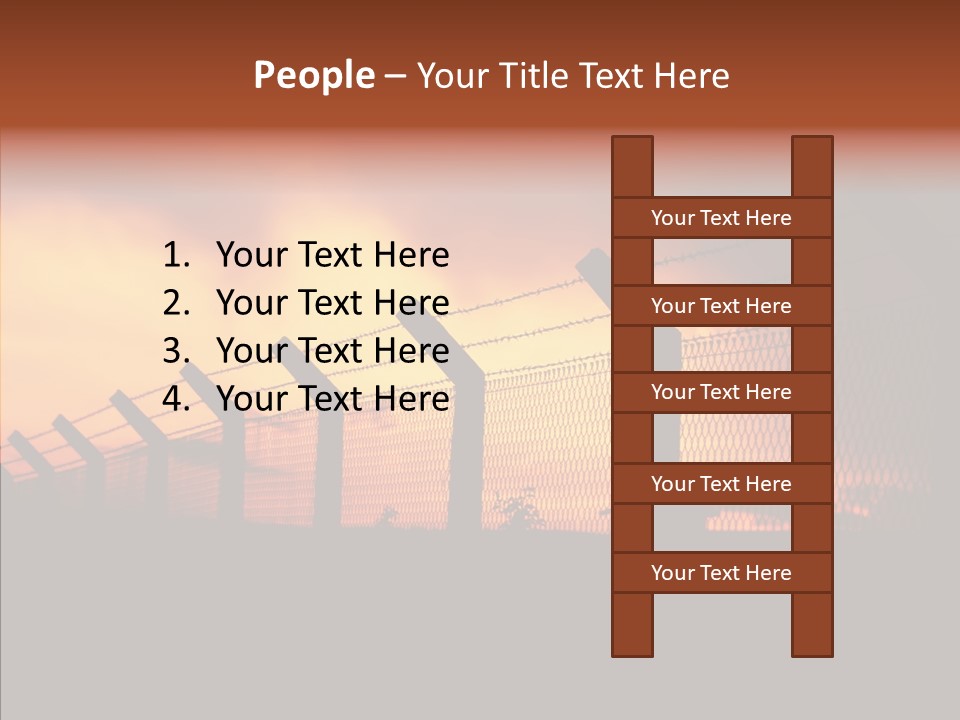 Escape Contain Boundary PowerPoint Template