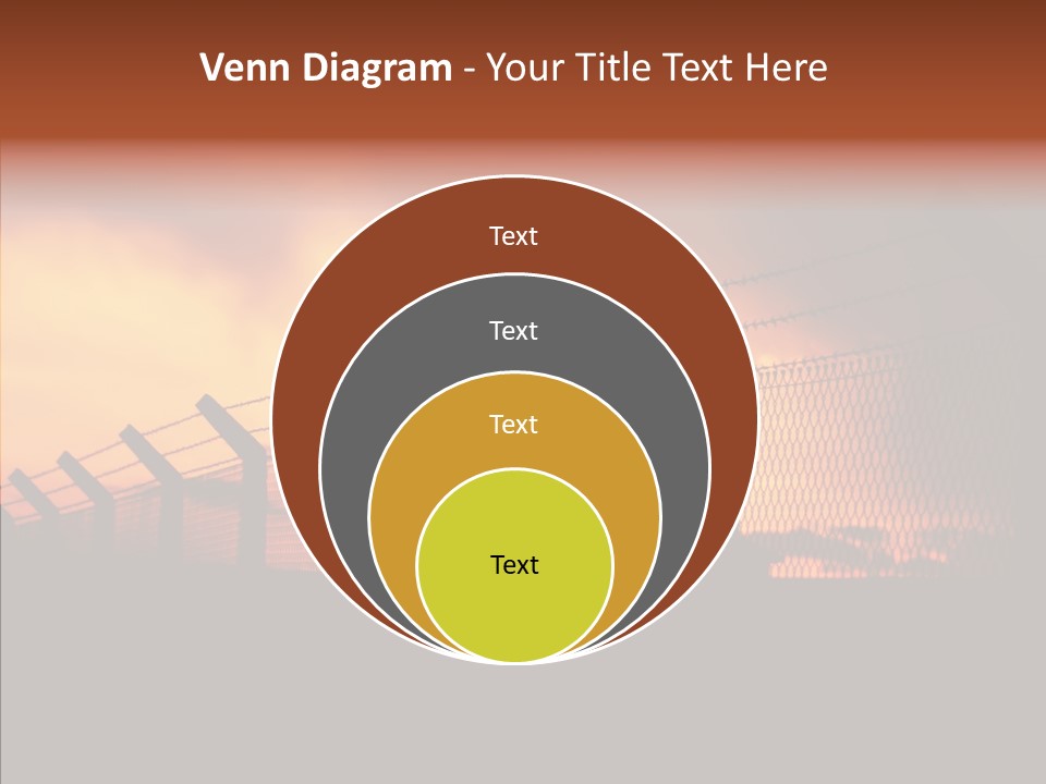 Escape Contain Boundary PowerPoint Template