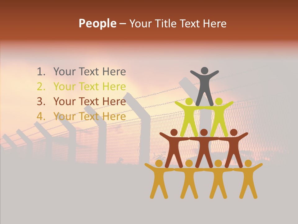 Escape Contain Boundary PowerPoint Template