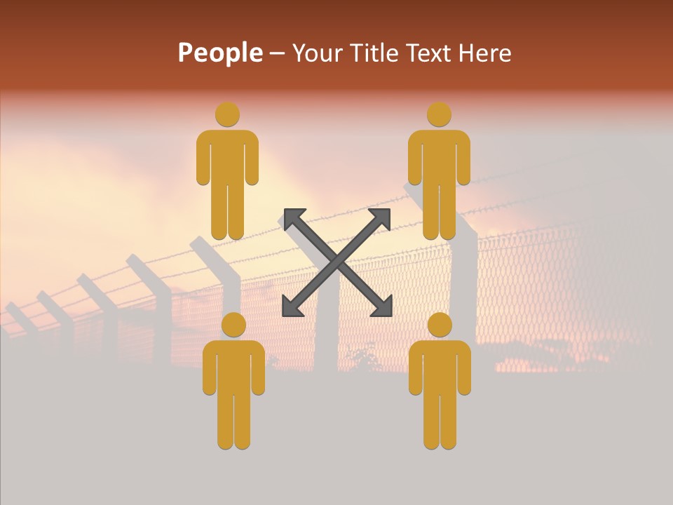 Escape Contain Boundary PowerPoint Template