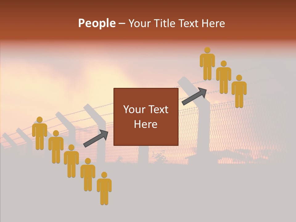 Escape Contain Boundary PowerPoint Template