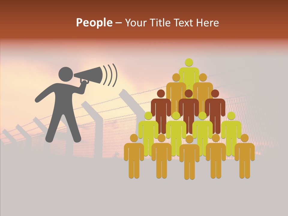 Escape Contain Boundary PowerPoint Template