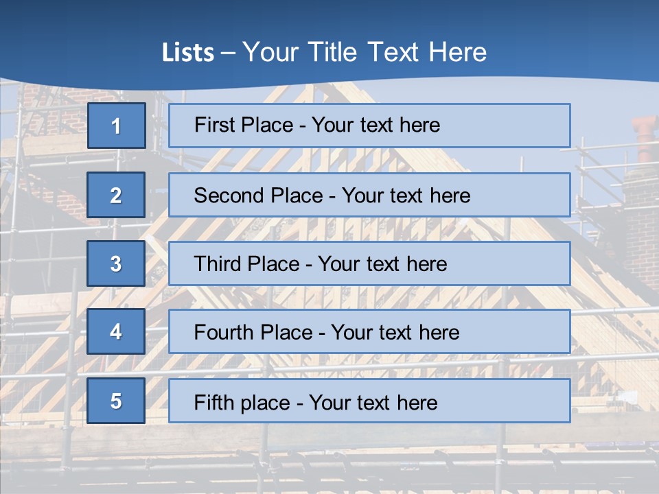 Building Builder Sky PowerPoint Template
