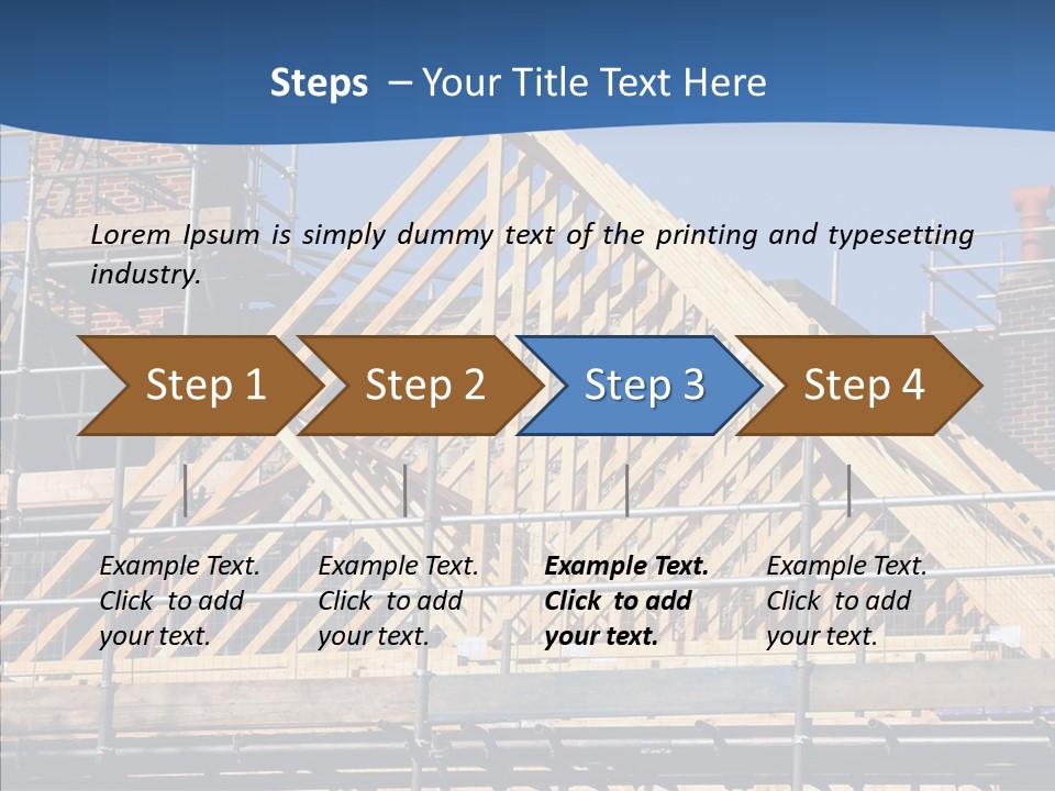 Building Builder Sky PowerPoint Template