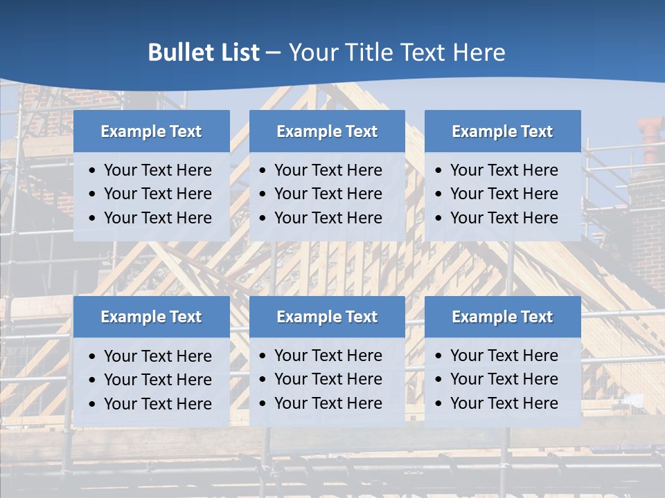 Building Builder Sky PowerPoint Template