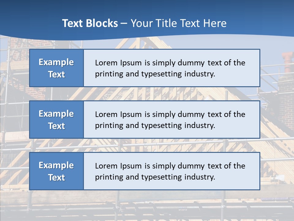 Building Builder Sky PowerPoint Template