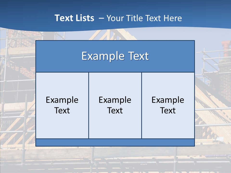 Building Builder Sky PowerPoint Template