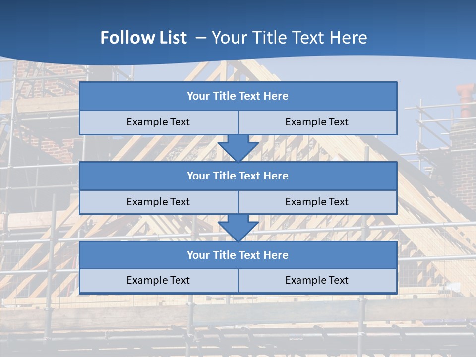 Building Builder Sky PowerPoint Template