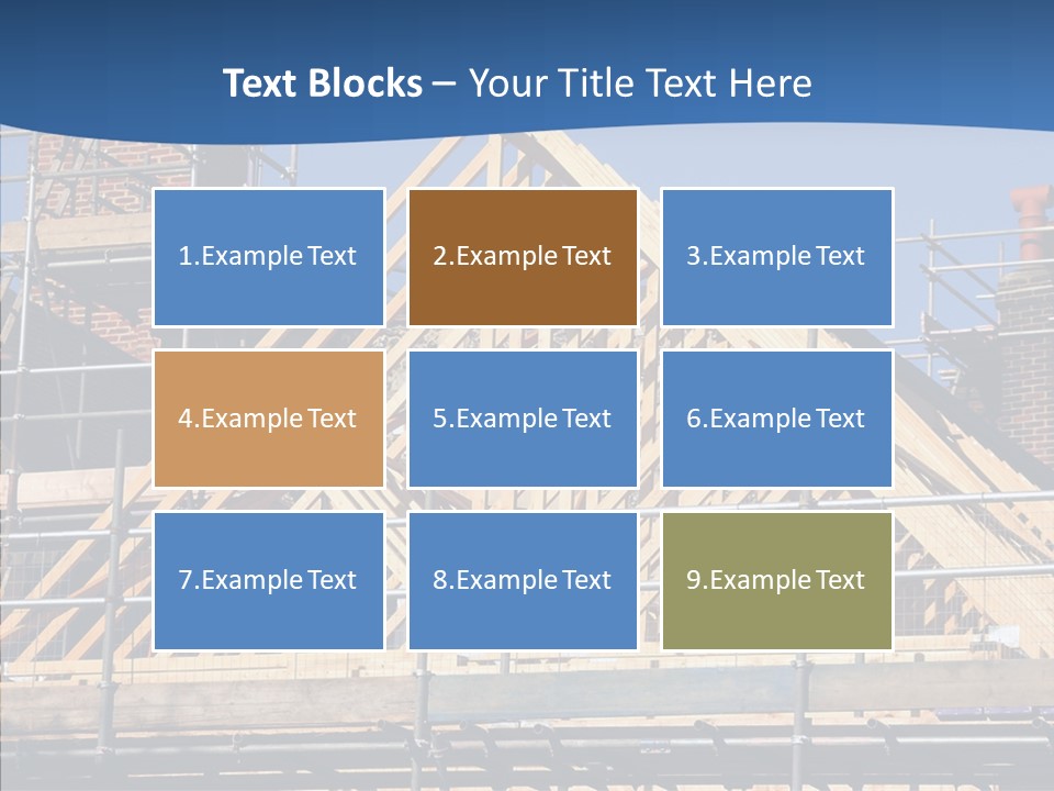 Building Builder Sky PowerPoint Template