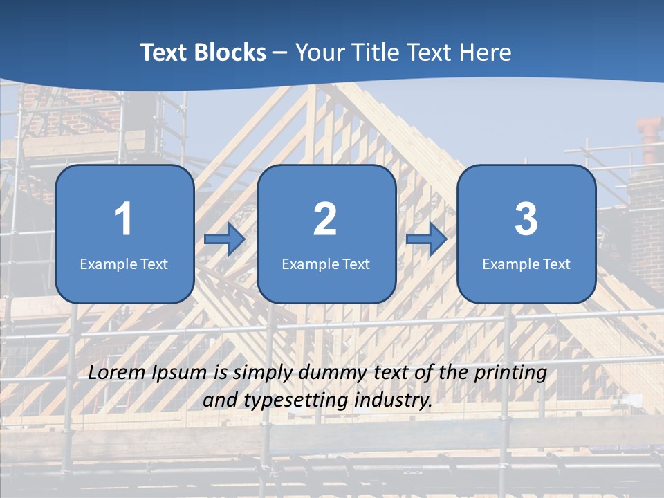 Building Builder Sky PowerPoint Template