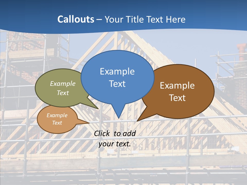 Building Builder Sky PowerPoint Template