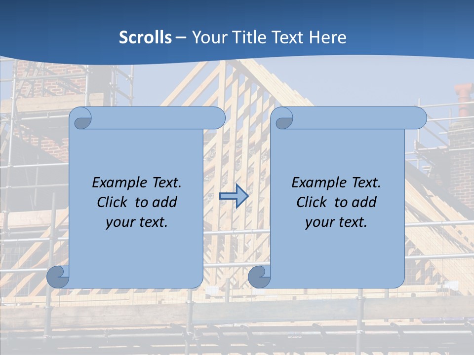 Building Builder Sky PowerPoint Template
