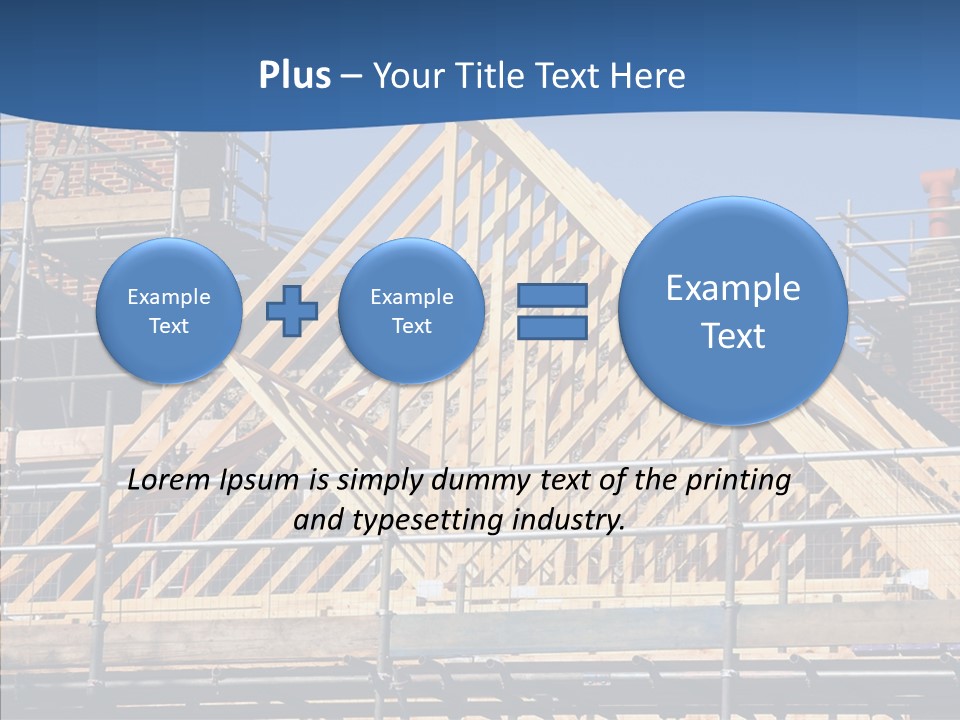 Building Builder Sky PowerPoint Template