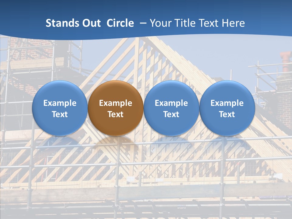 Building Builder Sky PowerPoint Template