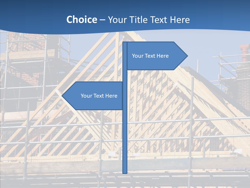 Building Builder Sky PowerPoint Template