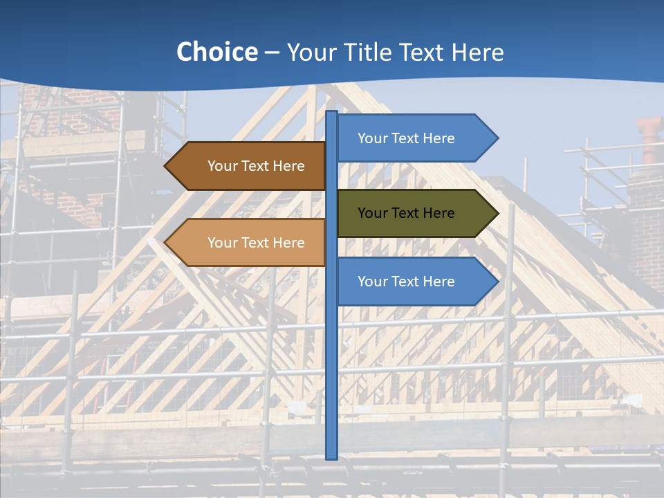 Building Builder Sky PowerPoint Template