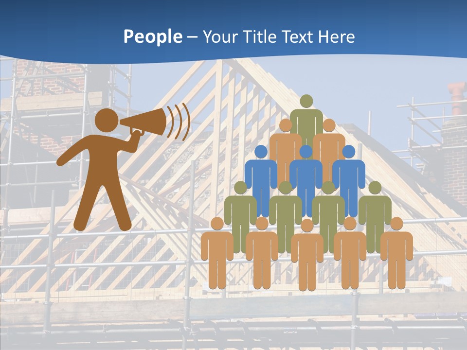 Building Builder Sky PowerPoint Template