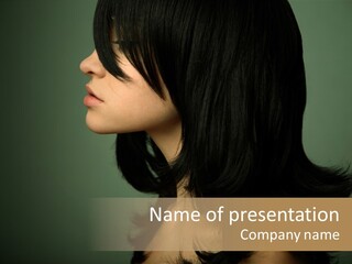 White Curls Elegance PowerPoint Template