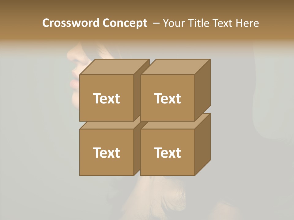 White Curls Elegance PowerPoint Template
