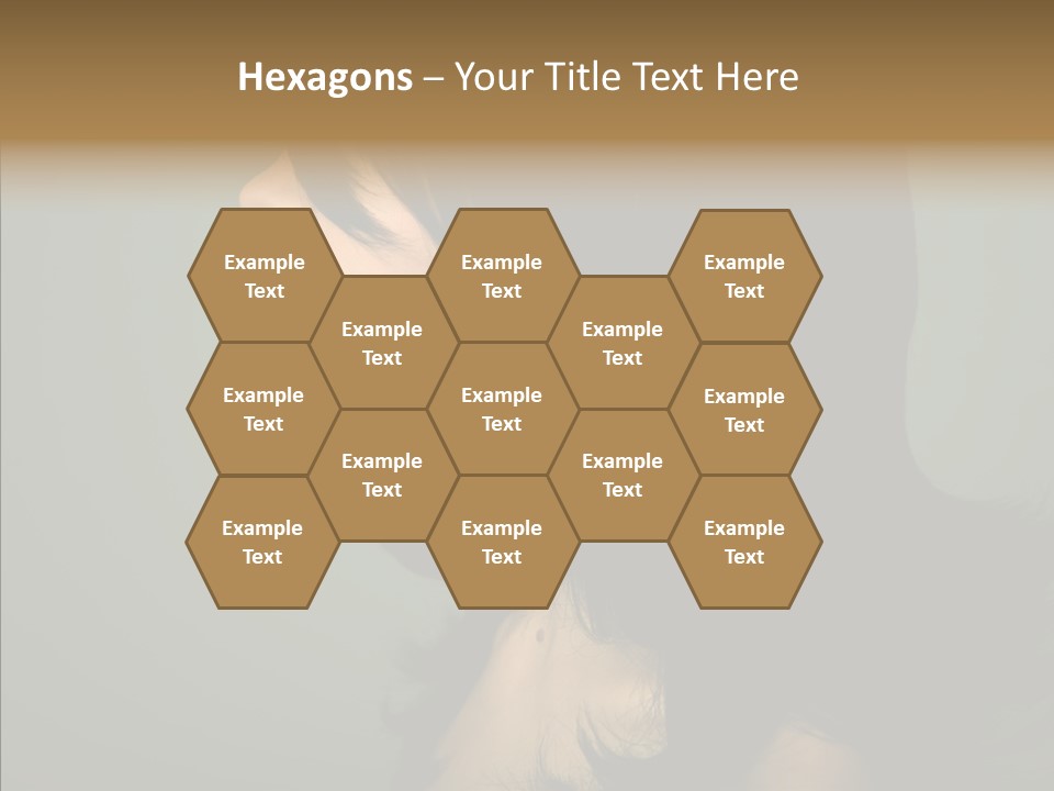 White Curls Elegance PowerPoint Template