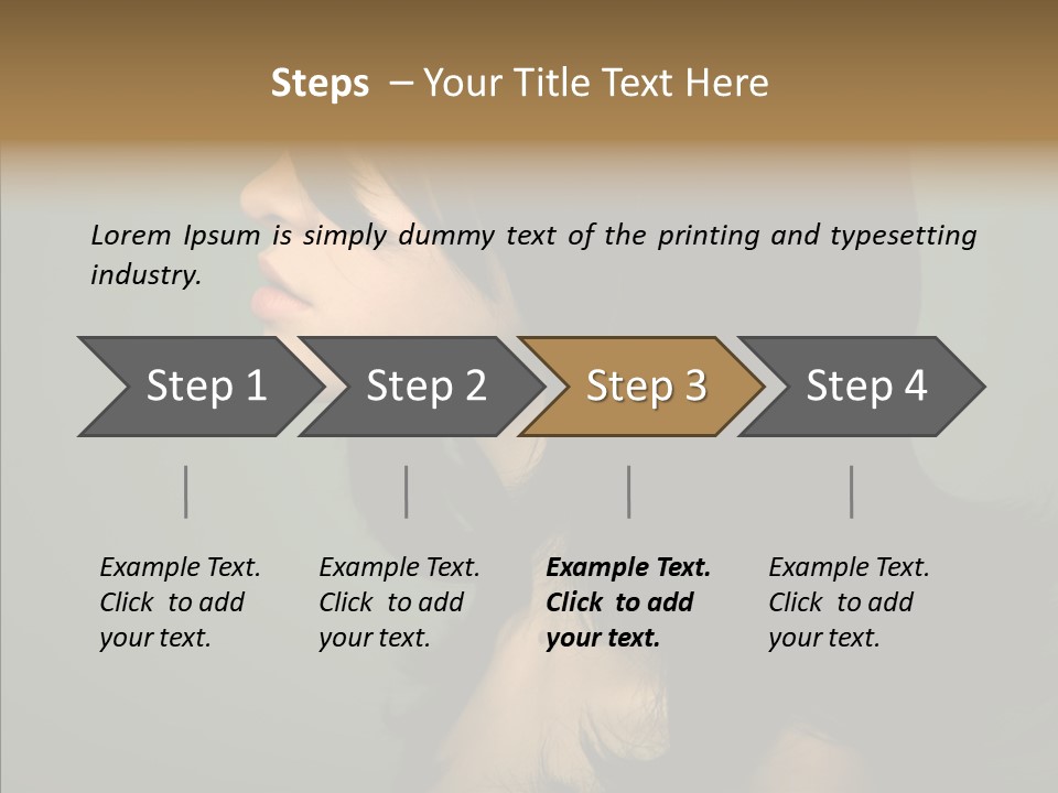 White Curls Elegance PowerPoint Template