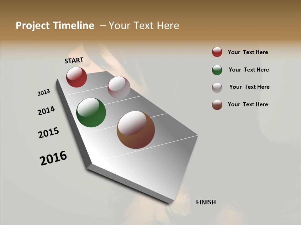 White Curls Elegance PowerPoint Template