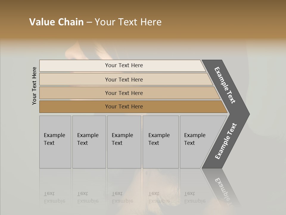 White Curls Elegance PowerPoint Template