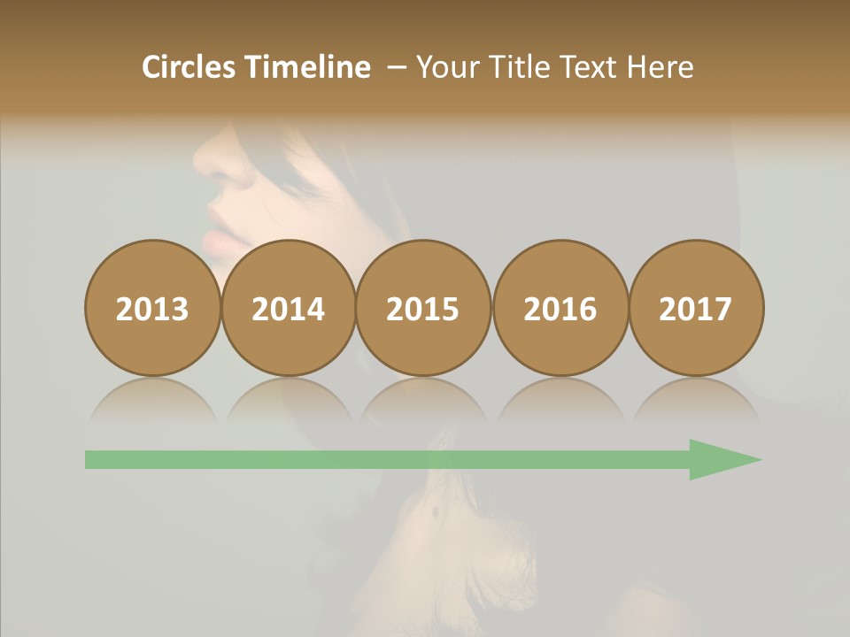 White Curls Elegance PowerPoint Template