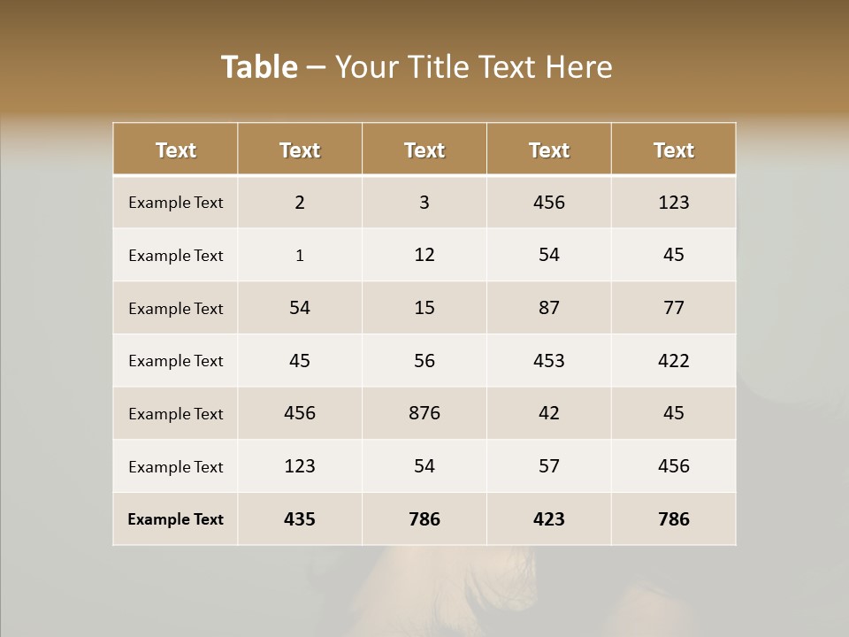 White Curls Elegance PowerPoint Template